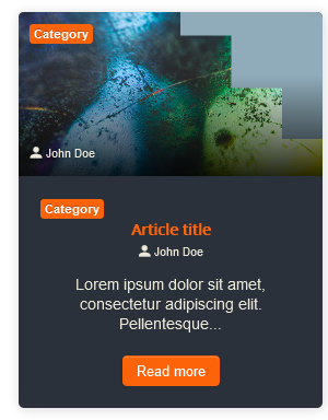 Sample with Denim color scheme