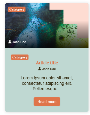 Sample with Pastels color scheme