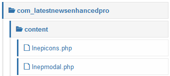 The created layouts overrides