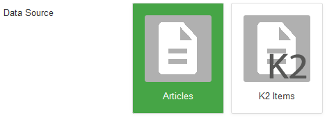 Select the data source type