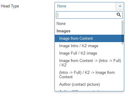 Choose a 'head' element