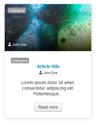 Sample full width style