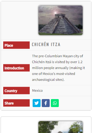Transformation into mobile view