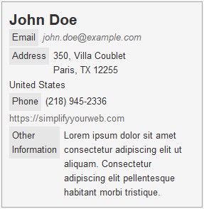All pre-fields set to label, no width