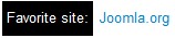 favorite site: joomla.org