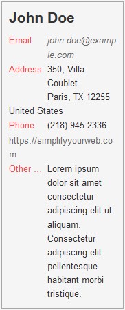 All pre-fields set to noting, wrap under set to no