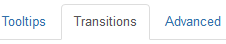 Click the transitions tab