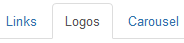 Click the logos tab