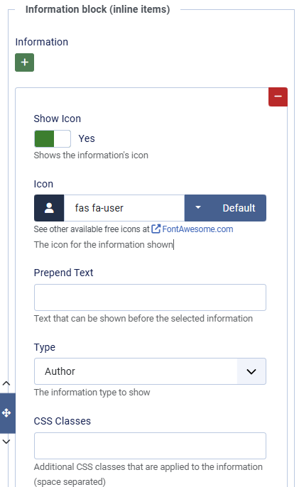 The author information