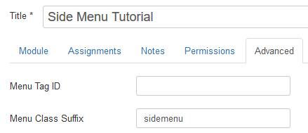 The module class suffix